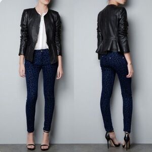 Zara Black Leather Jacket